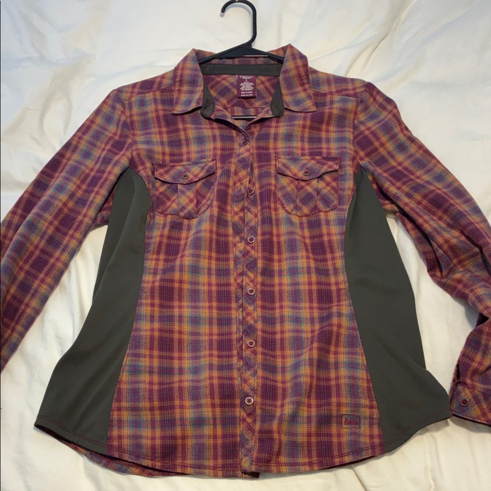 REI Women's Purple Plaid Shirt